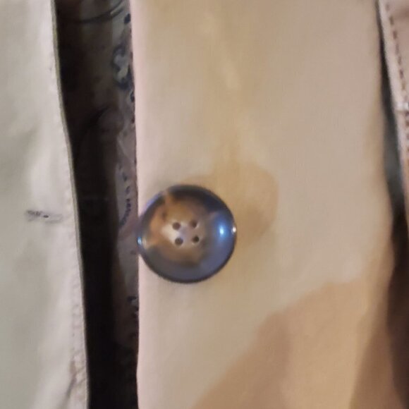 SANCTUARY CLOTHING Double Breasted Trench Coat Army Green - Picture 8 of 9